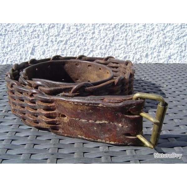 Ceinturon tress� officier fran�ais 1914/1918 WW1