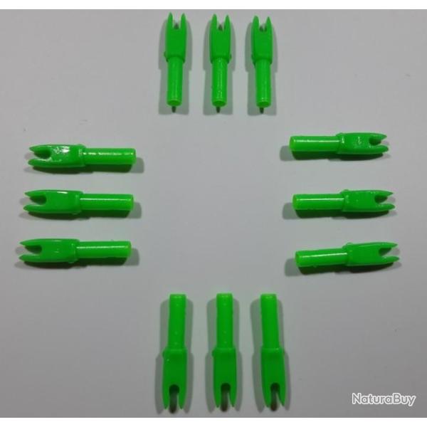 Lot de 12 Encoches Int�rieures Avalon 4.2 G-Small Vertes