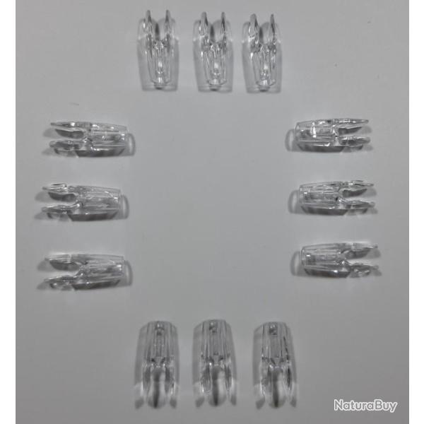 Lot de 12 Encoches Pin Large Easton G-Pin Crystal