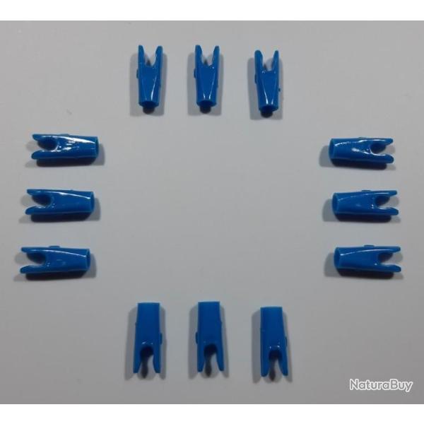 Lot de 12 Encoches Pin Large Avalon Bleues