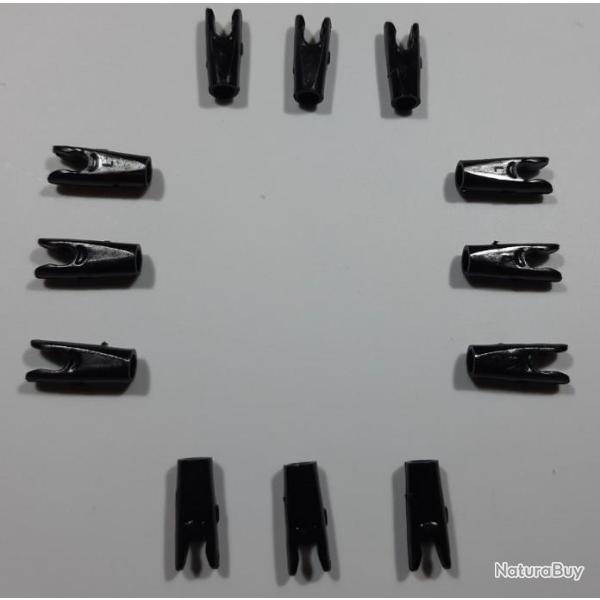 Lot de 12 Encoches Pin Large Avalon Noires