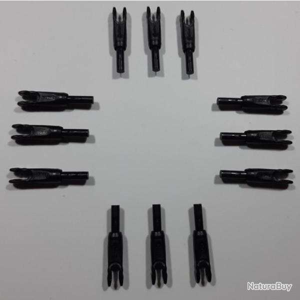 Lot de 12 Encoches In-Out Beiter X10 0x2H Hunter Noires #61