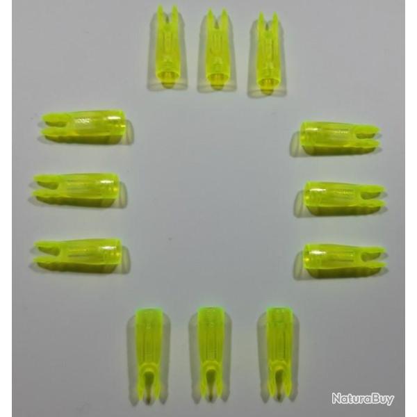 Lot de 12 Encoches Pin-Out Beiter Ace 154-1 Jaune-Vertes #20
