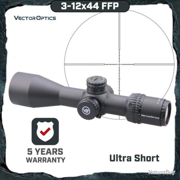 VECTOR OPTICS VEYRON 3-12X44 - LIVRAISON GRATUITE !!