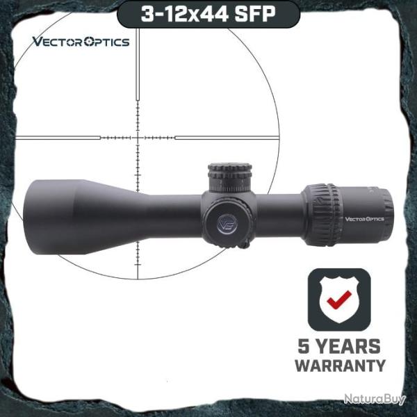 VECTOR OPTICS VEYRON 3-12X44 SFP - LIVRAISON GRATUITE !!