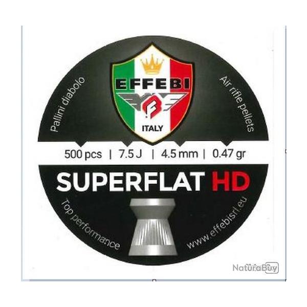 PLOMB 4.5 POUR ARMES A' AIR COMPRIME'- SUPERFLAT HD
