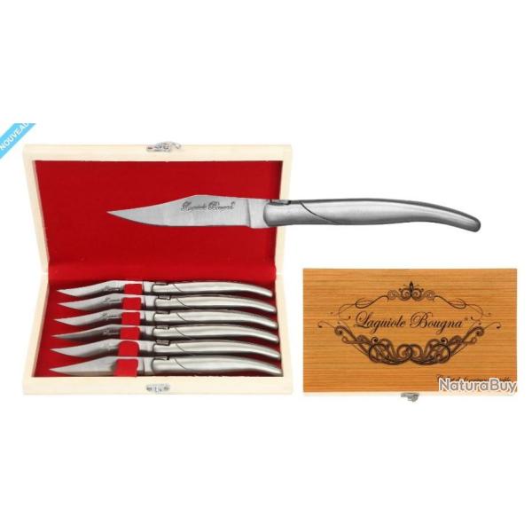 Coffret de 6 couteaux de table (Inox massif) (4)