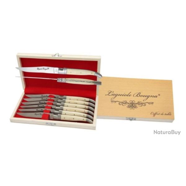 Coffret de 6 couteaux de table (Os) (2)