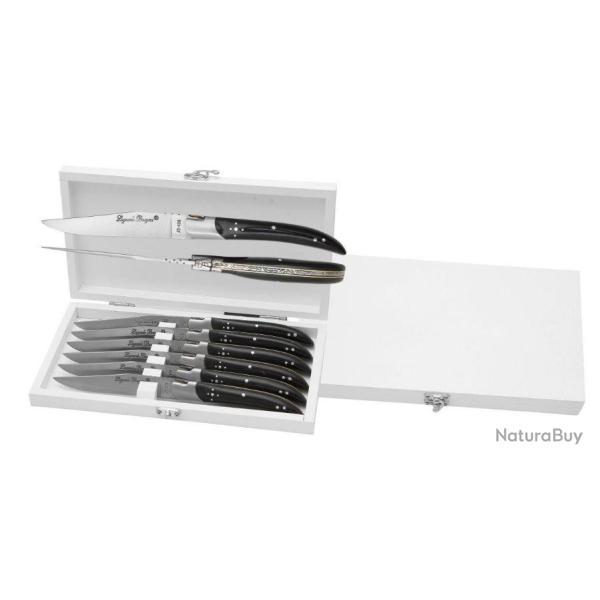 Coffret de 6 couteaux Prestige Corne noire (3)