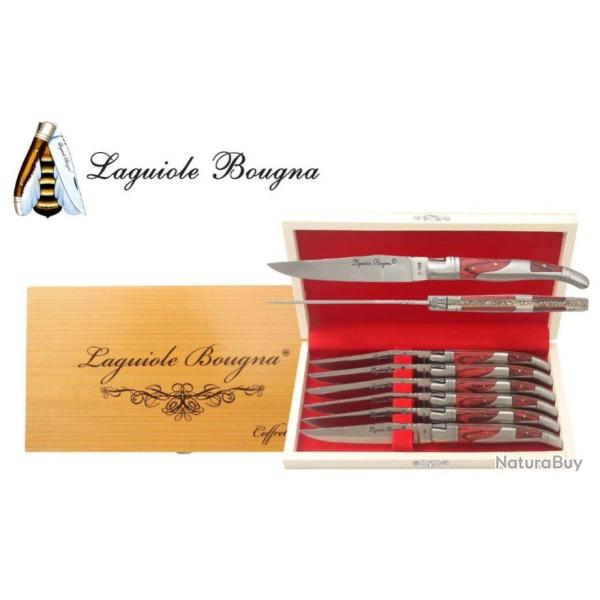 Coffret de 6 couteaux - knife - Rouge Bdx