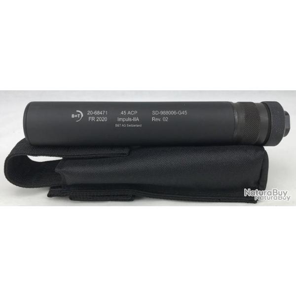 Silencieux B&T Impuls-IIA calibre .45 ACP M16x1 Glock