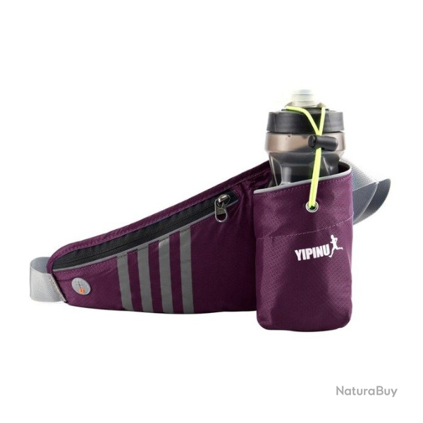Ceinture porte-gourde, violette pour randonn�e ou running.