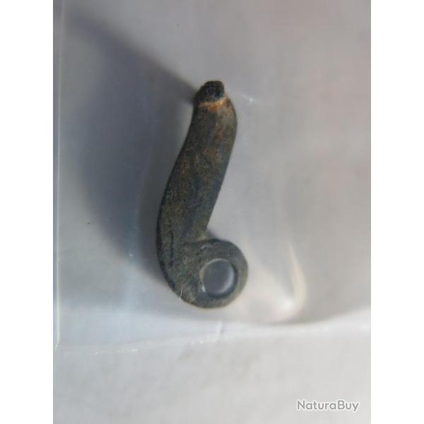 VENDU PAR CUIRASSIER11 N 12 CHAINETTE DE PLATINE DE FUSIL A CHIEN ANCIEN