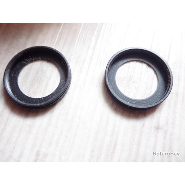 Pice dtache, rondelle pour dioptre Suisse pour fusil. Diamtre 22 mm. Gehmann ?