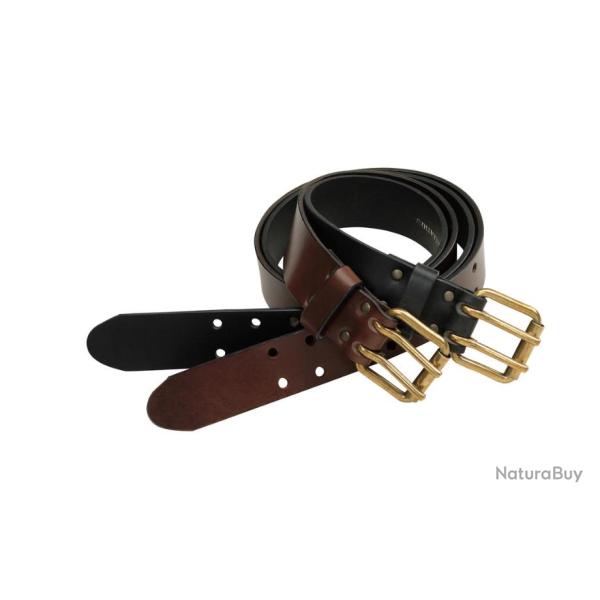 CEINTURE PINEWOOD LEATHER MARRON NEUVE (9-90970)