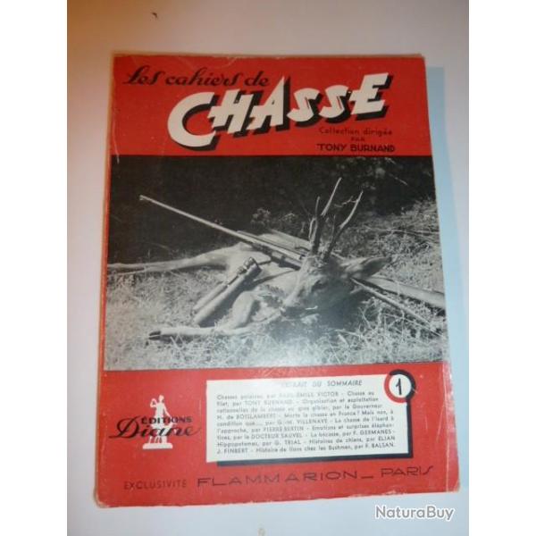 LES CAHIERS DE LA CHASSE de TONY BURNAND N:1