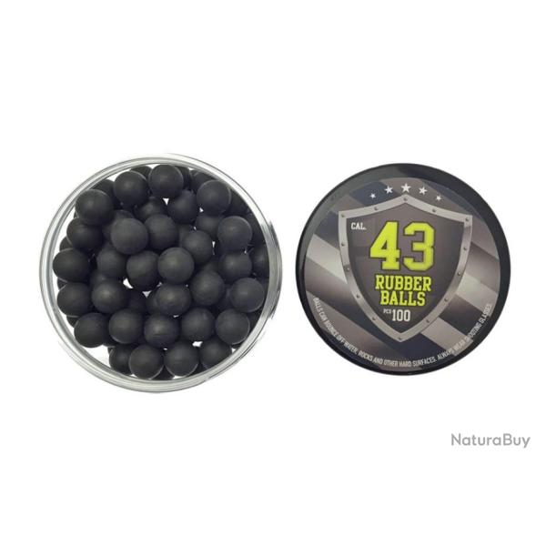 Billes 0.43 CAOUTCHOUC BOITE X100 T P