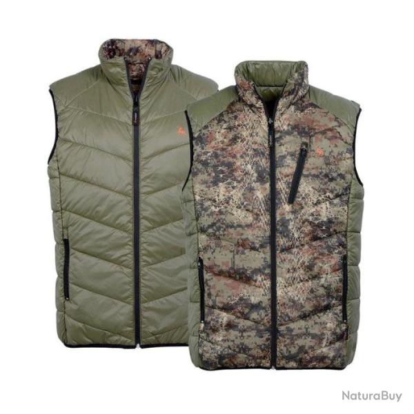 Gilet r�versible Verney Carron ProHunt Leopard Kaki Snake forest Ca Camo Vert