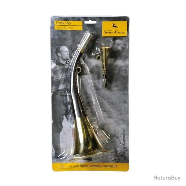 Pack 2 cornes de chasse Verney Carron - Plate 12 cm et ronde 40 cm De