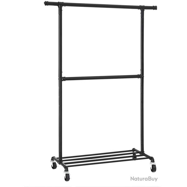 Porte manteaux portant � v�tements industriel en roulette charge 110 kg industriel 12_0000827
