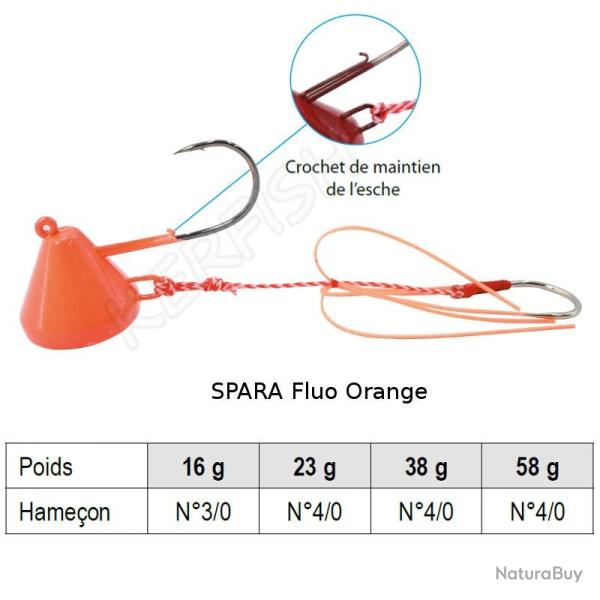 TENYA SPARA EXPLORER TACKLE Fluo Orange 23 g