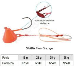 TENYA SPARA EXPLORER TACKLE Fluo Orange 58 g