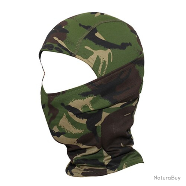 Cagoule int�grale fine, camo kaki, taille unique.