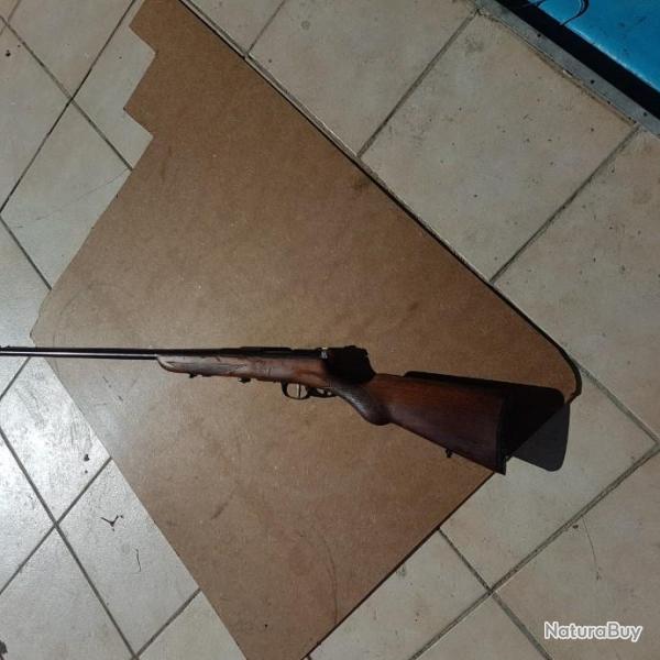 fusil monocanon artisanal  mas  armemenent  par curseur arriere en calibre  12