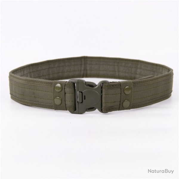 ceinturon toile, rglable jusqu' 130cm, kaki.