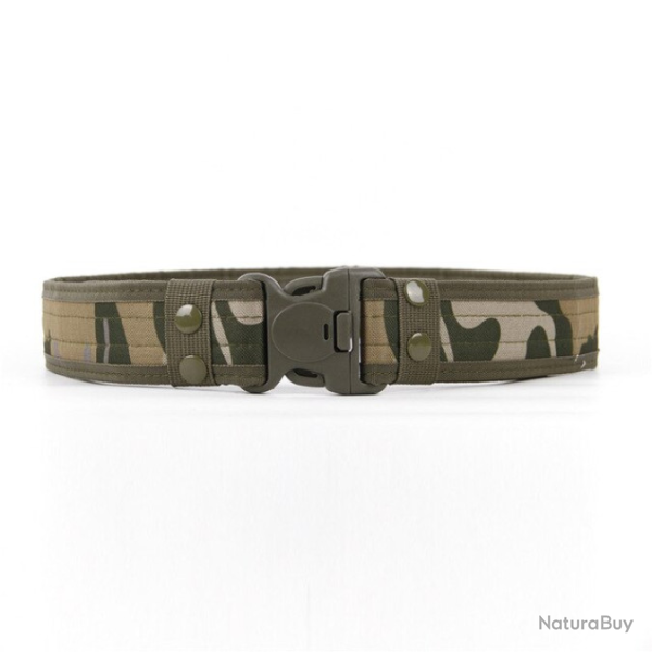 ceinturon toile, rglable jusqu' 130cm, camo clair.