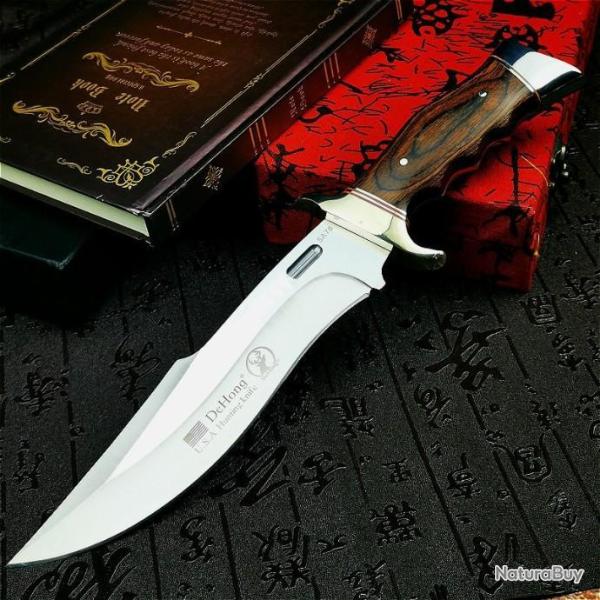 Tr�s beau poignard de chasse - Design - Robuste - Lame 4 mm !!!