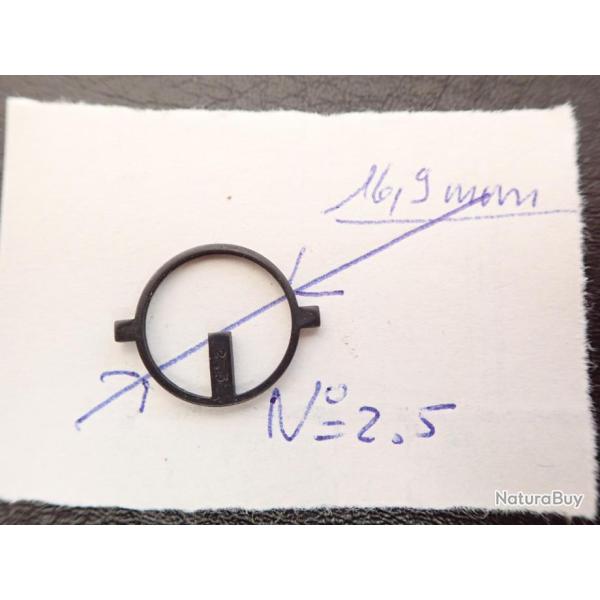 Insert, iris, grain de tunnel pour dioptre TAR -Taille 2.5 - 16,9 mm diam�tre.