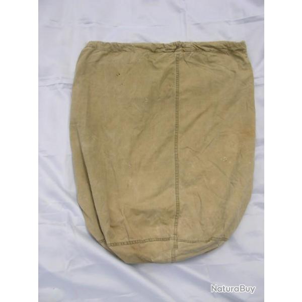 WW2 US SAC MILITAIRE DE PAQUETAGE AMERICAIN " BAG BARRACK " BEIGE AVEC MARQUAGE 2