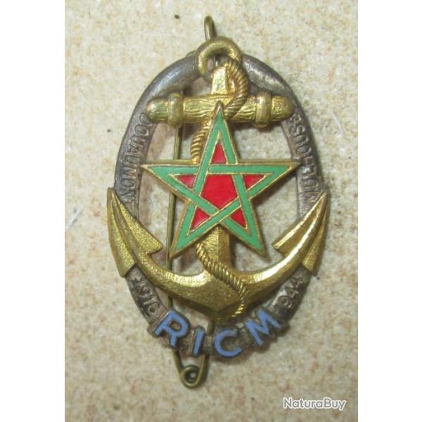R�giment d'Infanterie Coloniale du MAROC, guilloch�, anneaux(2)