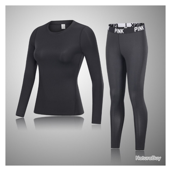 Ensemble sous-v�tement femme, 2 pi�ces, noir, taille S � XXL.