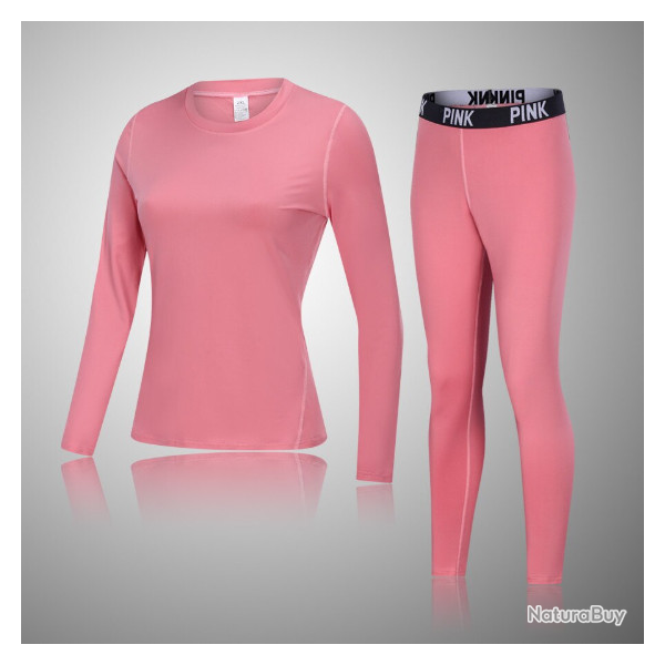 Ensemble de sous-v�tement femme, 2 pi�ces, rose, taille S � XXL.