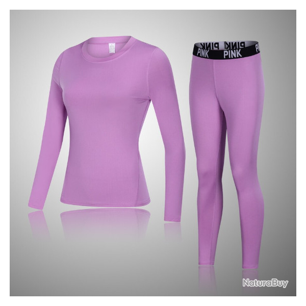 Ensemble sous-v�tement femme, 2 pi�ces, mauve, tailles S � XXL.