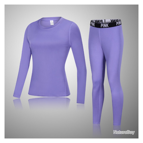 Ensemble sous-v�tement femme, 2 pi�ces, bleu lavande, tailles de S � XXL.