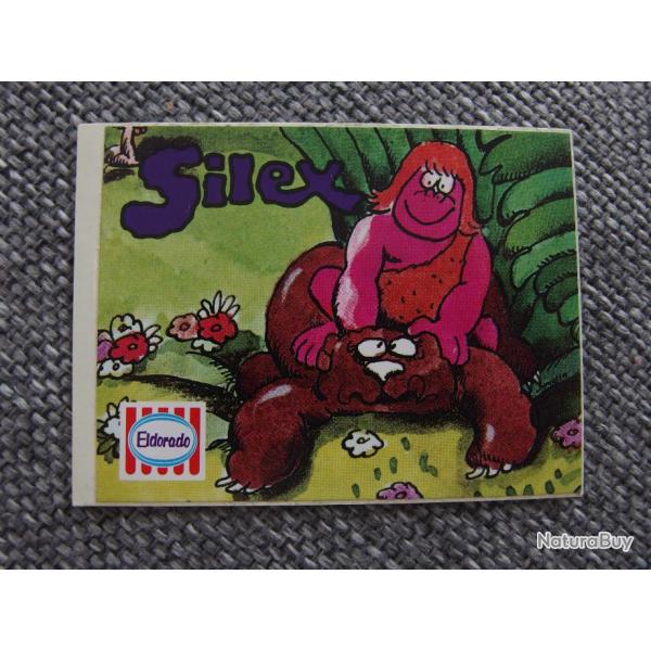 Glaces Eldorado Silex Lusso autocollant vintage 7 cm