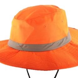 Bob Safari Orange Fluo bande r&eacute;fl&eacute;chissante Taille unique Orange