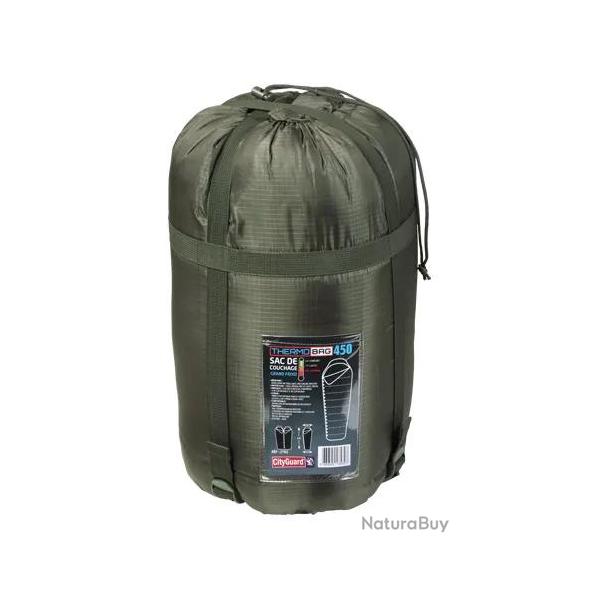 Sac De Couchage ThermoBag 400 Grand Froid Kaki Cityguard
