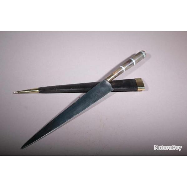 stylet corse manche en corne de zbu 162