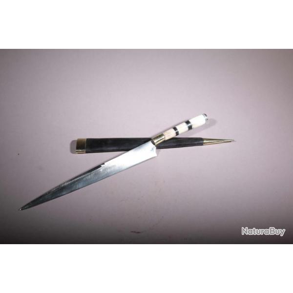 stylet corse manche en bne et cerf 164