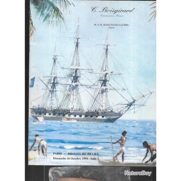 catalogue vente objets de marine drouot 16 octobre 1994 , meubles , livres , tableaux , objets