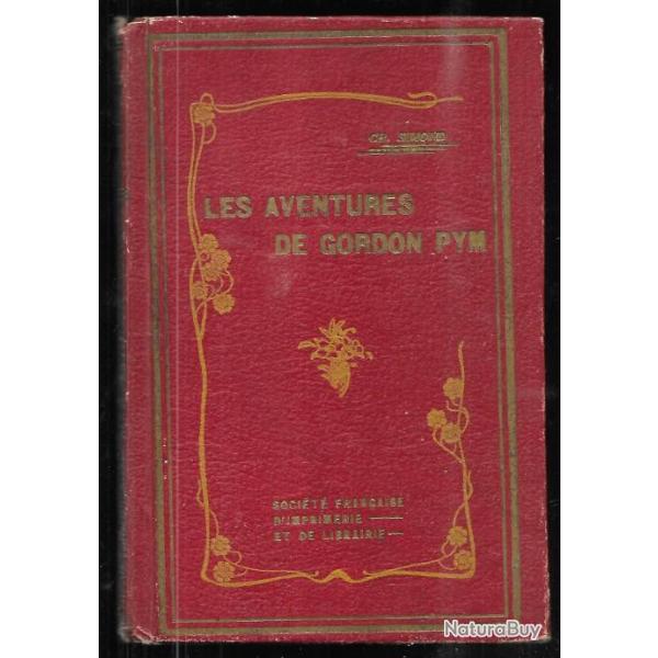 les aventures de gordon pym d'edgar poe roman de mer ,  brick XIXe