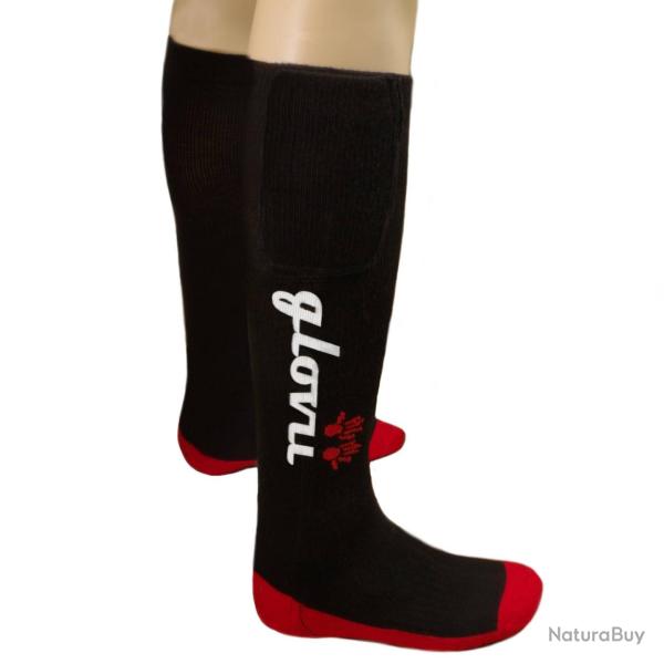 Chaussettes chauffantes multi activit�s, Glovii Noir 41 - 46