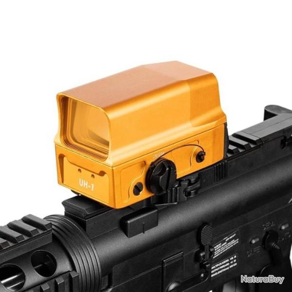 FIRE WOLF Point Rouge Holographique OR - LIVRAISON GRATUITE !!