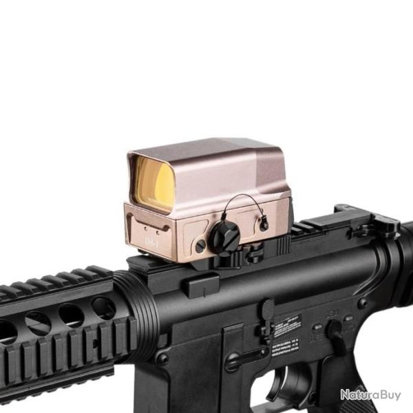 FIRE WOLF Point Rouge Holographique JAUNE - LIVRAISON GRATUITE !!