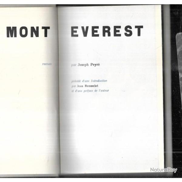 mont everest de joseph peyr�