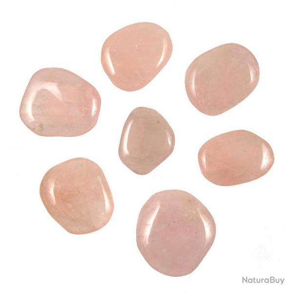 Galet plat quartz rose - A l'unit�